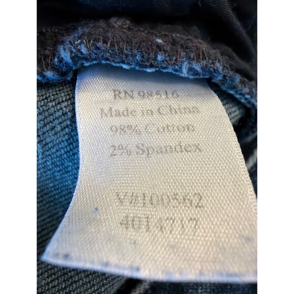 Coldwater Creek straight leg blue denim  jeans 10P - Picture 9 of 10